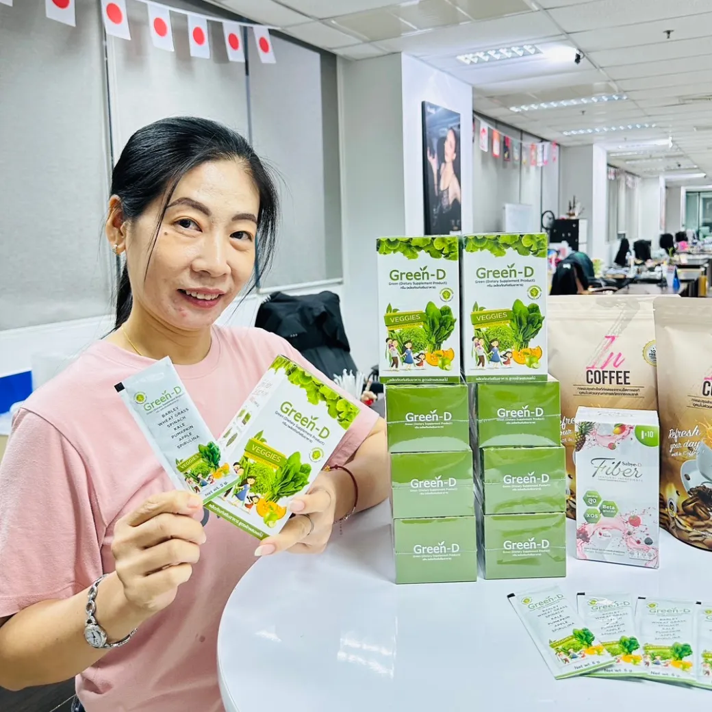 Green-D กรีนดี ผักผงชงน้ำ Veggie วิตามินผักเด็ก 32